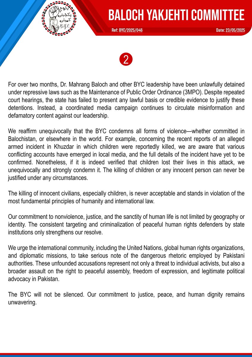 𝐌𝐢𝐥𝐢𝐭𝐚𝐫𝐲 𝐒𝐩𝐨𝐤𝐞𝐬𝐩𝐞𝐫𝐬𝐨𝐧’𝐬 𝐀𝐥𝐥𝐞𝐠𝐚𝐭𝐢𝐨𝐧𝐬 𝐀𝐠𝐚𝐢𝐧𝐬𝐭 𝐁𝐘𝐂 𝐚𝐧𝐝 𝐃𝐫. 𝐌𝐚𝐡𝐫𝐚𝐧𝐠 𝐁𝐚𝐥𝐨𝐜𝐡: 𝐀𝐧 𝐀𝐭𝐭𝐞𝐦𝐩𝐭 𝐭𝐨 𝐎𝐛𝐬𝐜𝐮𝐫𝐞 𝐭𝐡𝐞 𝐡𝐮𝐦𝐚𝐧 𝐫𝐢𝐠𝐡𝐭𝐬 𝐚𝐛𝐮𝐬𝐞𝐬 𝐢𝐧 𝐁𝐚𝐥𝐨𝐜𝐡𝐢𝐬𝐭𝐚𝐧

𝘾𝙚𝙣𝙩𝙧𝙖𝙡