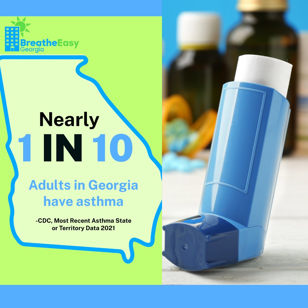 Smoking in the home, even in a neighboring apartment, can trigger an asthma attack for adults with asthma. Visit breatheeasygahomes.org to learn how to create a smoke-free apartment community and protect residents with asthma! #BreathEasyGAHomes #AsthmaAwareness