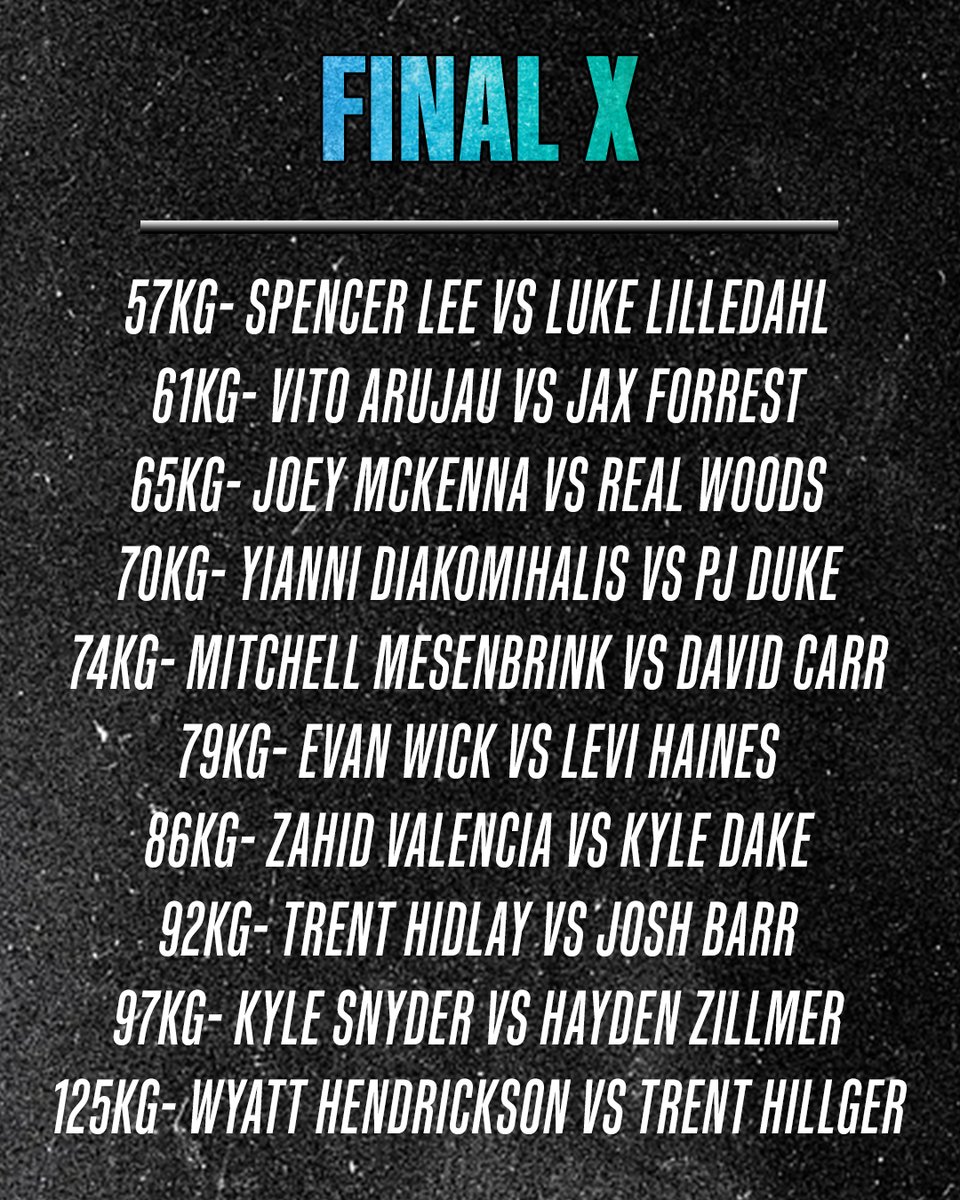 Which of these Final X Matches are you most excited for?