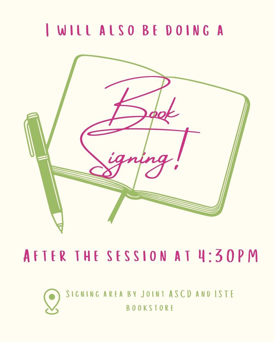 Come join me at the ASCD conference! Would love to see you!