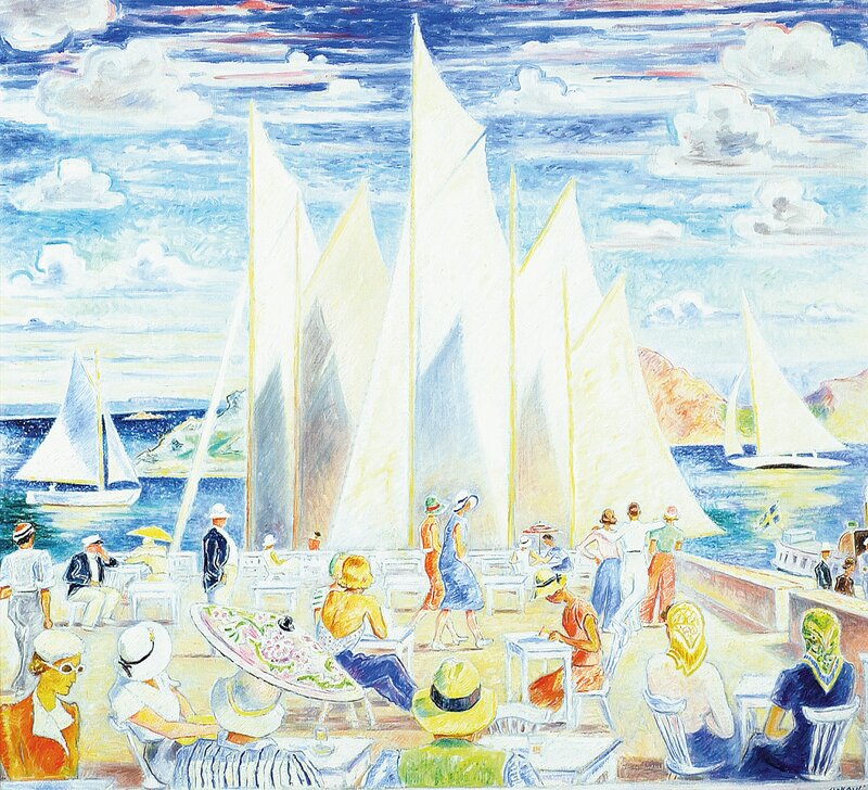 Sommerdag i Fiskebäckskil
© Arne Kavli (Norwegian, 1878 - 1970)