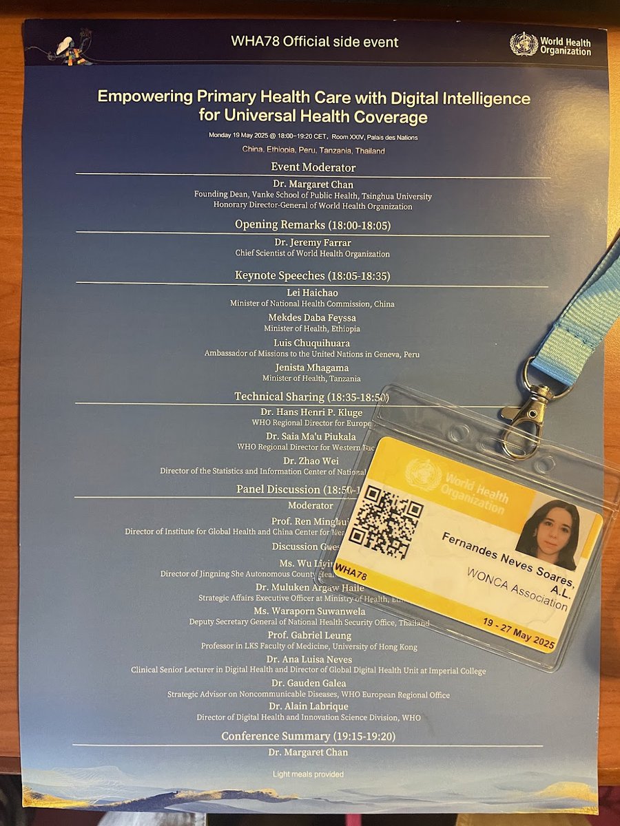 Ana Luísa Neves (@ana_luisa_neves) on Twitter photo I joined a panel alongside #WuLiying, #MulukenArgawHalle, Gabriel Leung, Gauden Galea, and <a href="/alabriqu/">Alain Labrique</a>. The conversation highlighted how digital tools can strengthen #primarycare systems and help us move closer to #UHC: a goal that feels more urgent than ever. (2/3) I joined a panel alongside #WuLiying, #MulukenArgawHalle, Gabriel Leung, Gauden Galea, and <a href="/alabriqu/">Alain Labrique</a>. The conversation highlighted how digital tools can strengthen #primarycare systems and help us move closer to #UHC: a goal that feels more urgent than ever. (2/3)