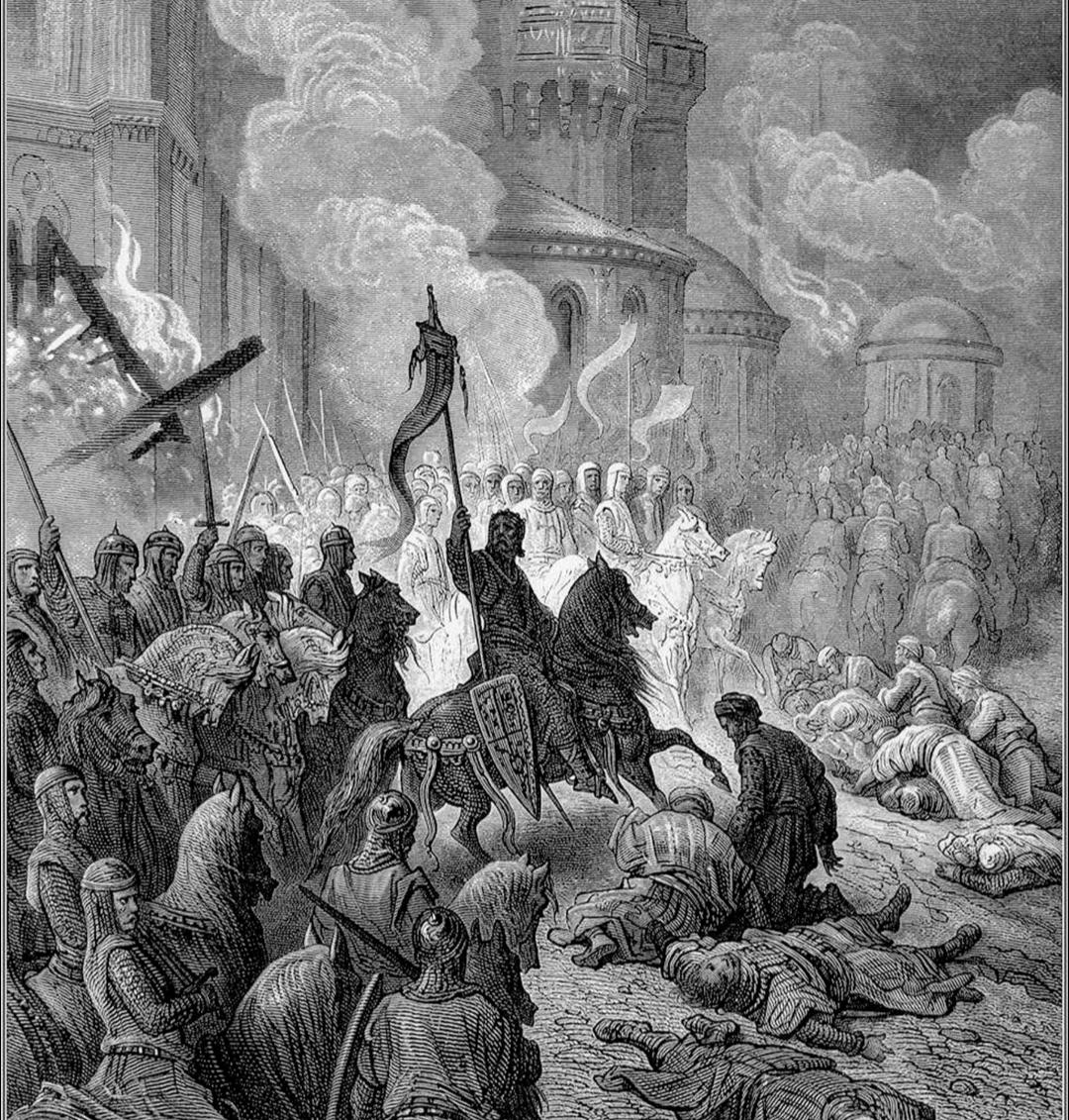 In the sack of Constantinople, 1204, European crusaders, originally sent to save the city from Muslim armies, instead overran the Byzantine capital, destroying centuries of knowledge and art. Not understanding their value, they melted down ancient bronze statues for coin.
