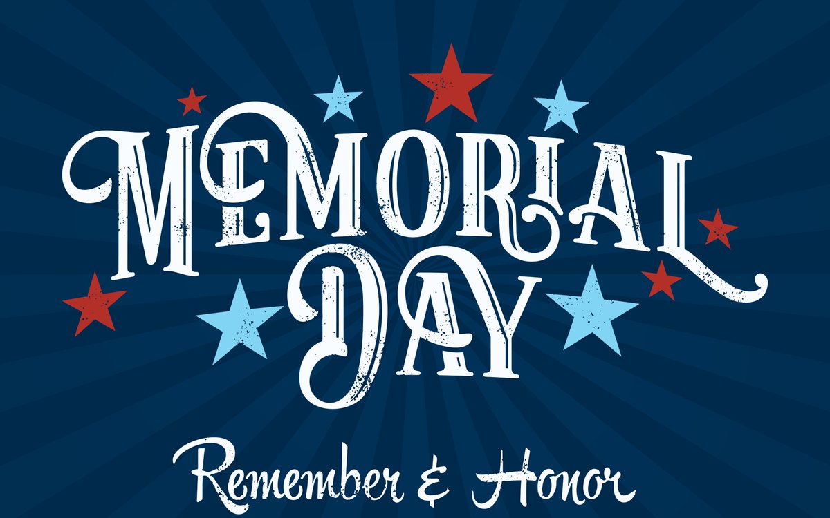 HealthplexDentl's tweet photo. Happy Memorial Day from Healthplex!
In observance of the holiday our offices will be closed on Monday, May 26th https://t.co/A9v6GGHkJL