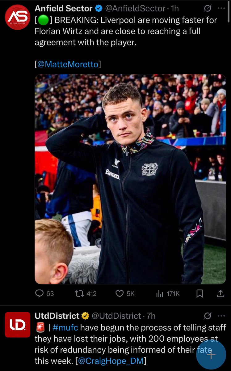 The difference between Manchester United &amp; Liverpool today. #GlazerOut #mufc