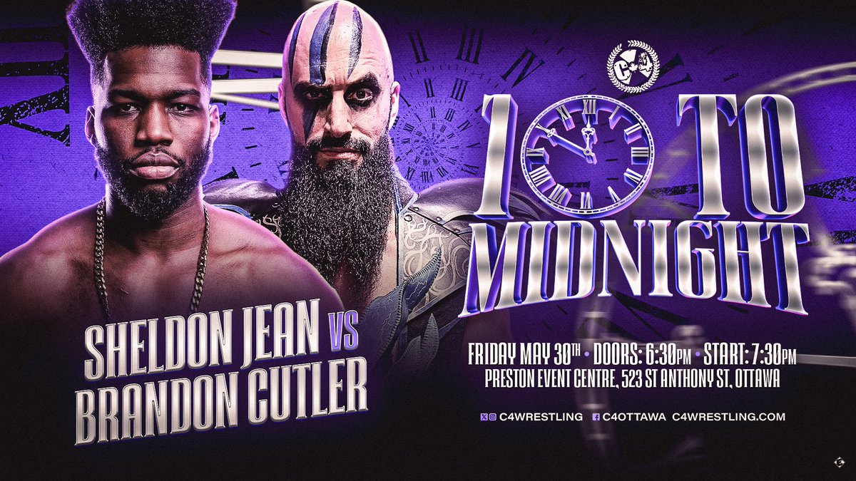 C*4 🍁 (@c4wrestling) on Twitter photo One week from today we've got an insane card set.
Tickets are moving quickly. Front Row is sold out.
GA and Balcony seating remains!
Online: C410ToMidnight.eventbrite.ca
In person: <a href="/VertigoOttawa/">Vertigo Records</a>, <a href="/OddsSodsShoppe/">TheODDs&SODsShoppe</a> One week from today we've got an insane card set.
Tickets are moving quickly. Front Row is sold out.
GA and Balcony seating remains!
Online: C410ToMidnight.eventbrite.ca
In person: <a href="/VertigoOttawa/">Vertigo Records</a>, <a href="/OddsSodsShoppe/">TheODDs&SODsShoppe</a>