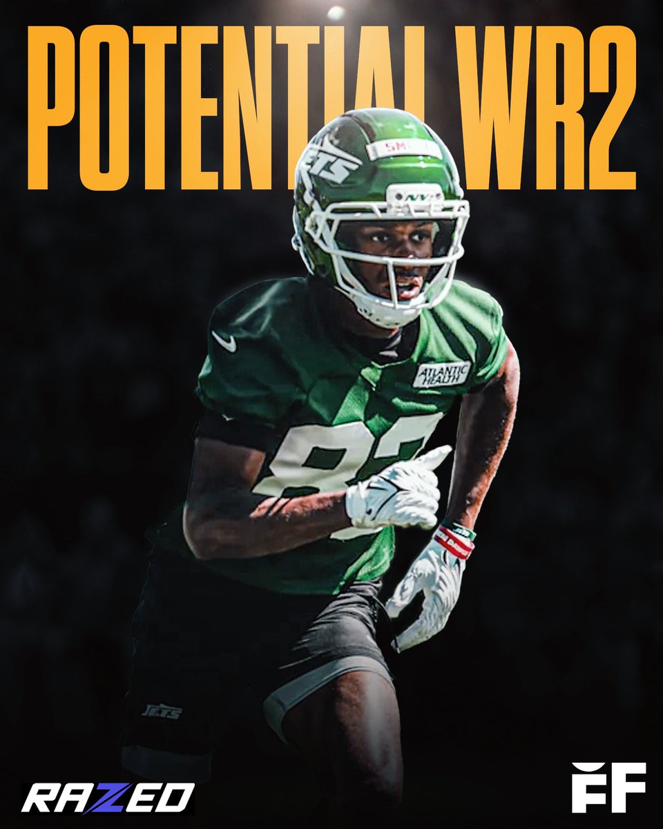 fballforeverhq's tweet image. Jets rookie WR Arian Smith had a strong minicamp and is in contention to be WR2 ✈️
“The speed demon showcased that athleticism in droves and also showed drastic improvements in catching the football…there’s a legitimate chance Smith may be in contention to be WR2 this year.”