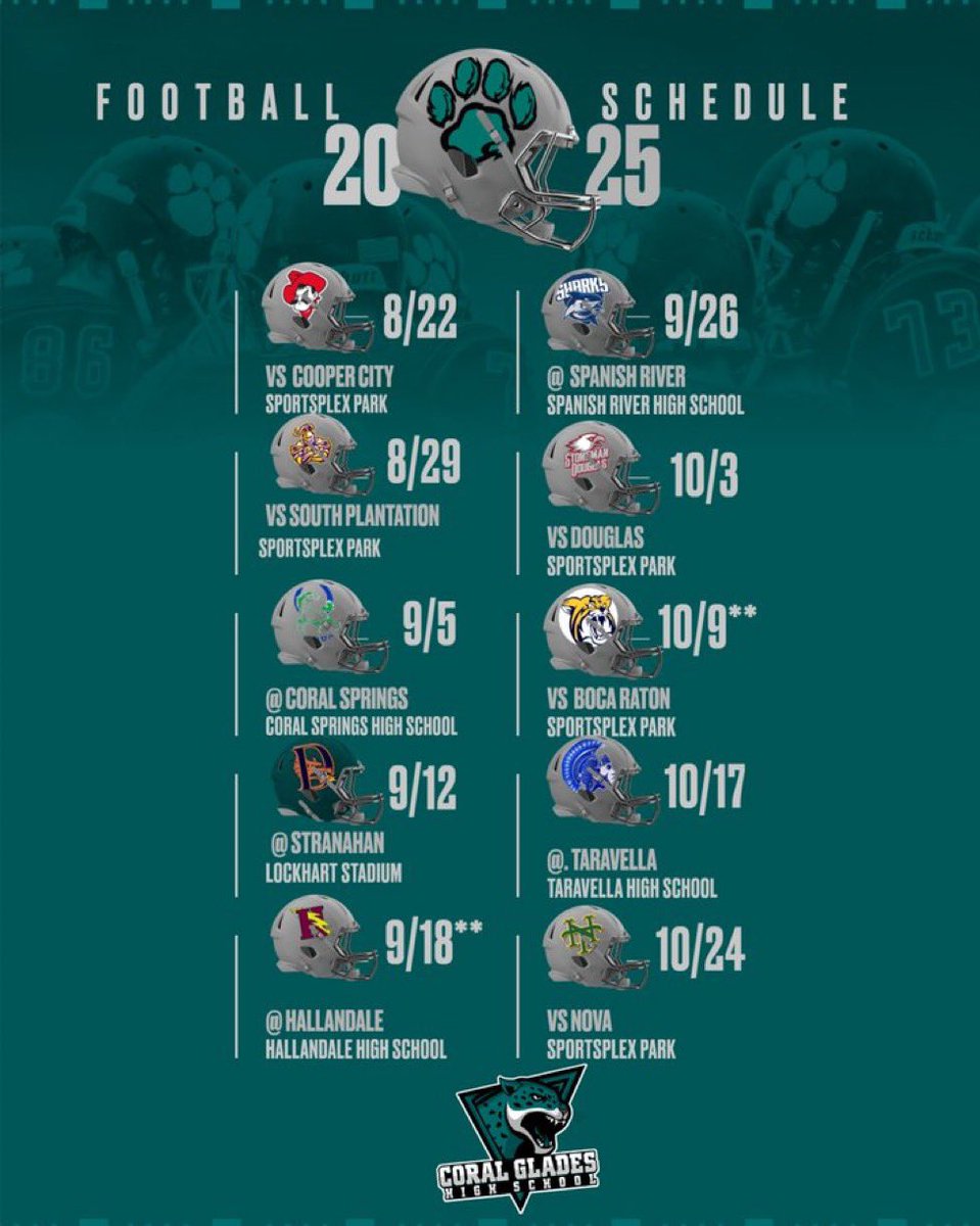 2025 FOOTBALL SCHEDULE