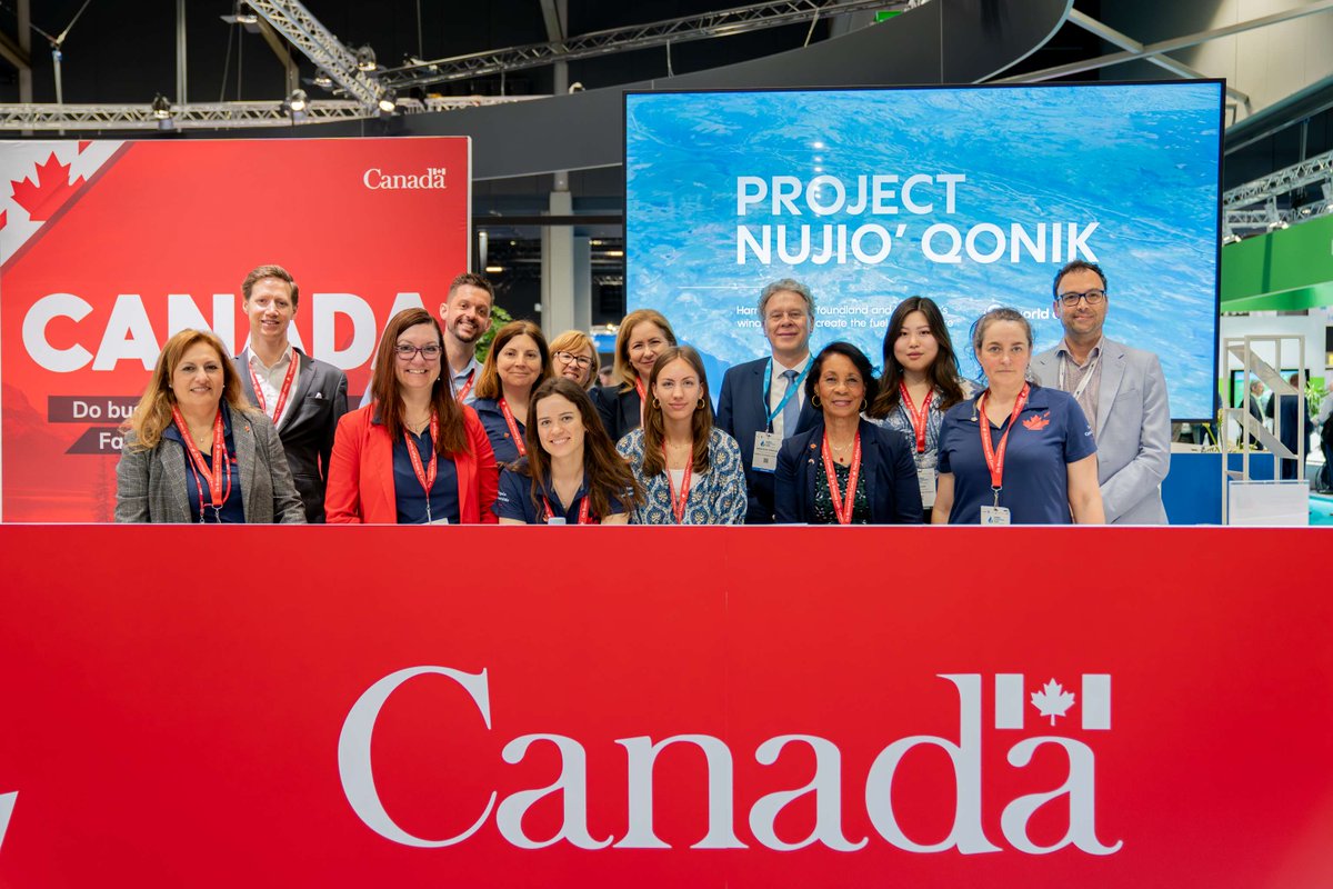 SDC_TCS's tweet image. Avec son pavillon, le Canada s’est démarqué à #WorldHydrogen2025, où il a aidé les innovateurs à créer des partenariats mondiaux. 

📍 À venir : le Global Energy Show et Carbon Capture Canada. Ne manquez pas les prochains événements des #TechPropres : ow.ly/lG7Q50VXZWa