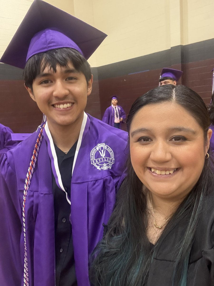 You did it brother!! I am so proud of you!! Love you 💜🐍 #SMCISDgrad