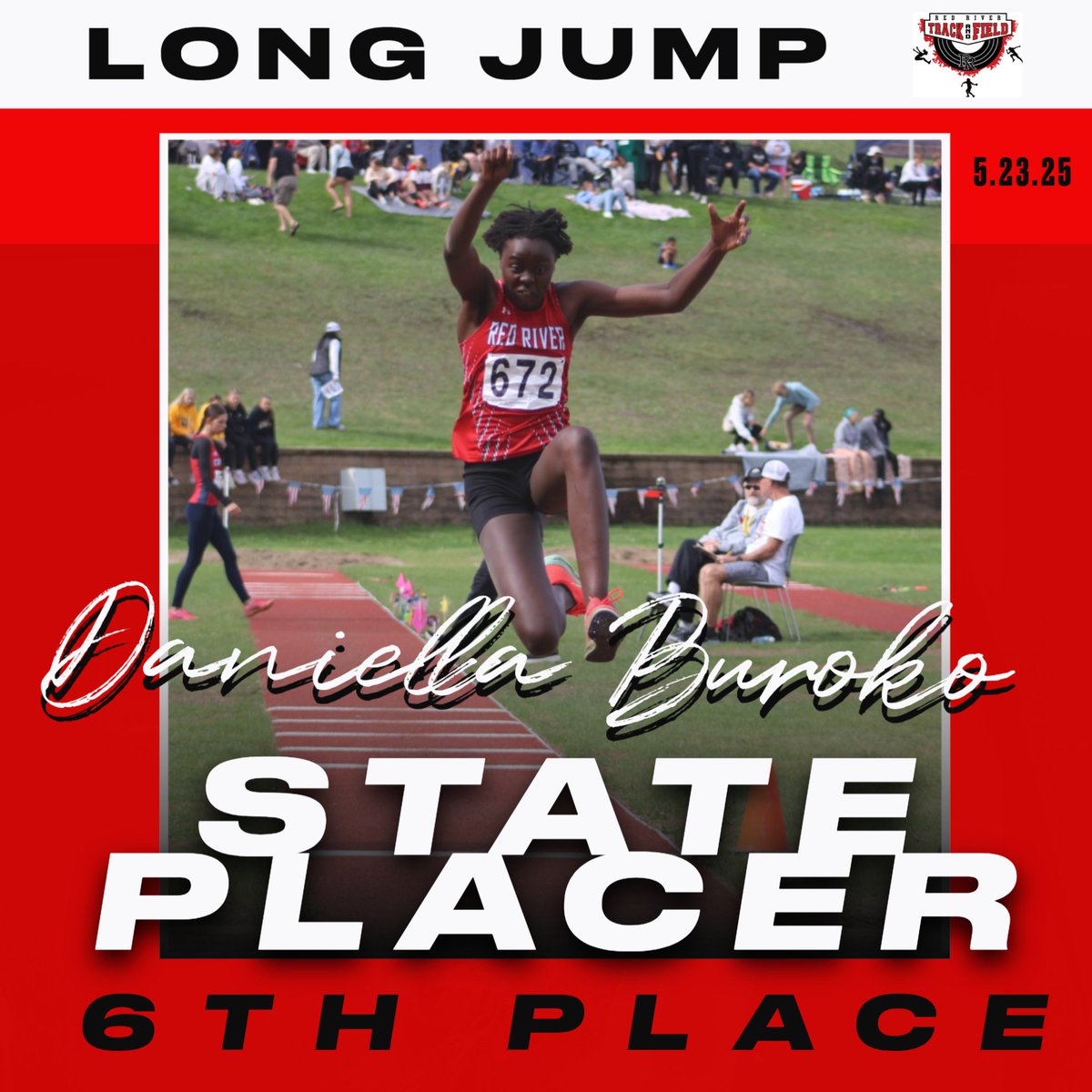 rrgirlsxctf (@rrgirlsxctf) on Twitter photo NDHSAA STATE TRACK AND FIELD- Day 2 State Placer for the Riders. <a href="/RRHSactivities/">Red River High School Activities</a>
π₯ Daniella Buroko in the Long Jump places 6th with a jump of 16-08.75. #SaddleUp NDHSAA STATE TRACK AND FIELD- Day 2 State Placer for the Riders. <a href="/RRHSactivities/">Red River High School Activities</a>
π₯ Daniella Buroko in the Long Jump places 6th with a jump of 16-08.75. #SaddleUp