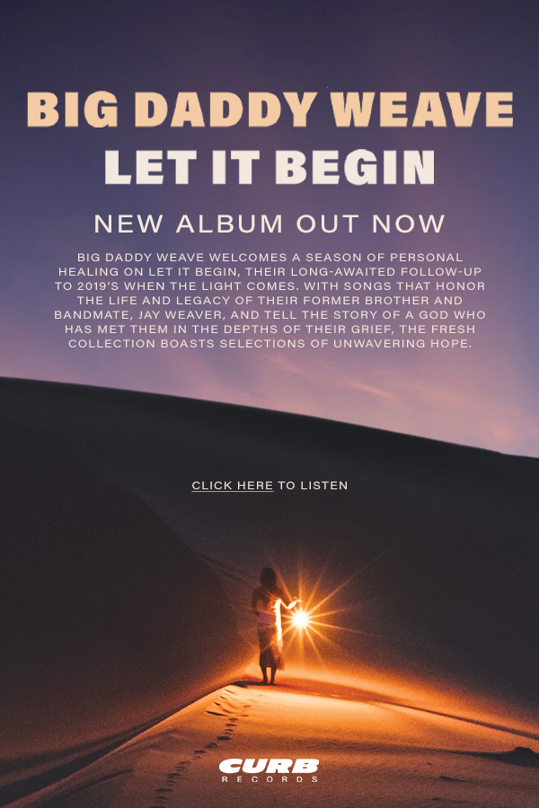 itickets's tweet image. 🎶 One of our favorite bands, Big Daddy Weave, just dropped their new album Let It Begin — and it’s out NOW! 🙌 Tap this link  bit.ly/BigDaddyWeaveL… to give it a listen. You don’t want to miss this one! 💥 #letitbegin #bigdaddyweave #newmusicalert #NowPlaying
