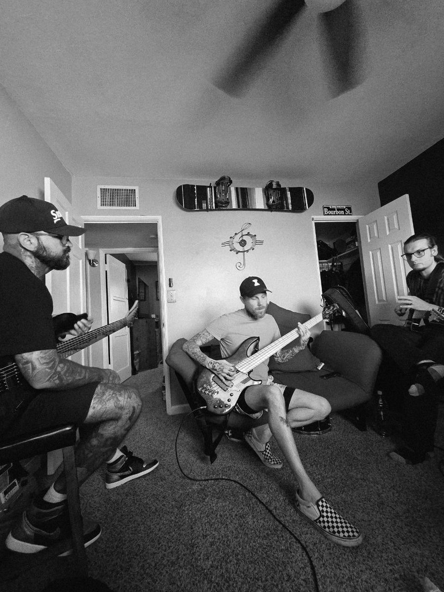 A lot of time and work has been put into writing our full length. Just finalizing some riffs, and recording some scratch tracks.