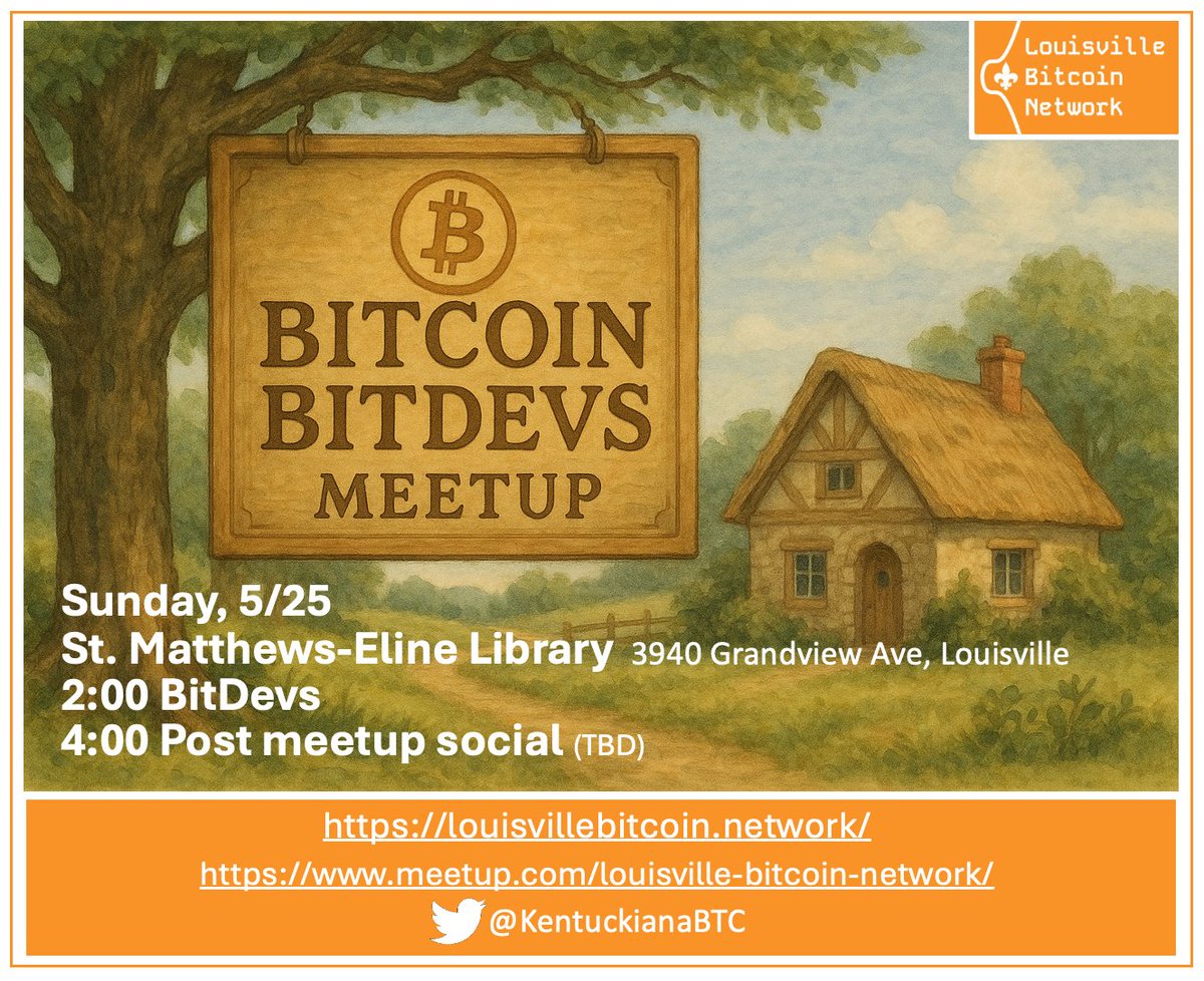 Louisville Bitcoin Network (@KentuckianaBTC) / Posts / X