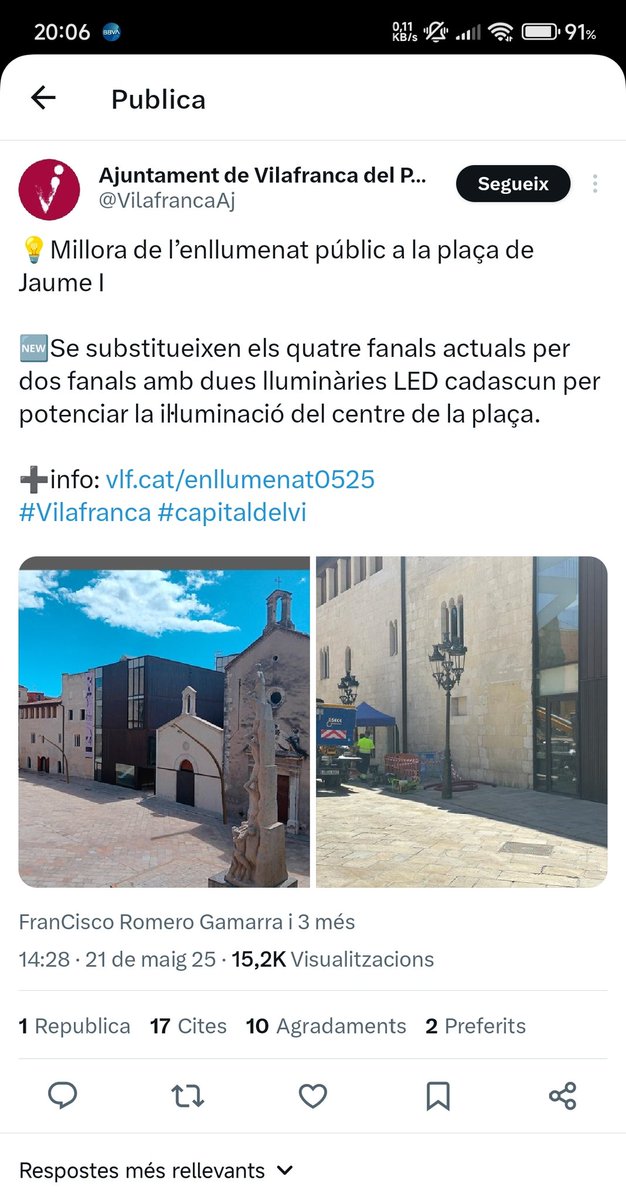rfreixedas's tweet photo. @VilafrancaAj Sou més falsos que un bitllet de 30€!!! 
Això és el que vàreu publicar fa dos dies. 
Mentiders!!! https://t.co/1MNp5j3taP