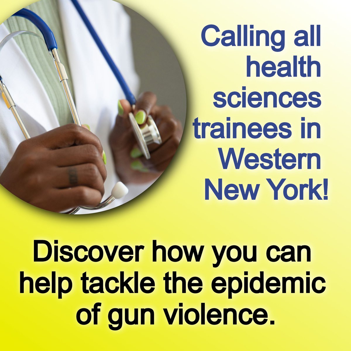 Jacobs School at University at Buffalo (@jacobs_med_ub) on Twitter photo Want to address #GunViolence? Are you a #WNY #HealthSciences student? Attend #UBuffalo's Remembrance Conference w/ <a href="/YaleSPH/">Yale School of Public Health</a>, <a href="/sunydownstate/">SUNY Downstate</a>, <a href="/UBSSW/">UBuffalo Social Work</a> + #BuffaloNY speakers.
âźď¸Details/register: ms.spr.ly/6019S5MtH
#PublicHealthAction #BuffaloNYEvents #WesternNewYork #Buffalove Want to address #GunViolence? Are you a #WNY #HealthSciences student? Attend #UBuffalo's Remembrance Conference w/ <a href="/YaleSPH/">Yale School of Public Health</a>, <a href="/sunydownstate/">SUNY Downstate</a>, <a href="/UBSSW/">UBuffalo Social Work</a> + #BuffaloNY speakers.
âźď¸Details/register: ms.spr.ly/6019S5MtH
#PublicHealthAction #BuffaloNYEvents #WesternNewYork #Buffalove