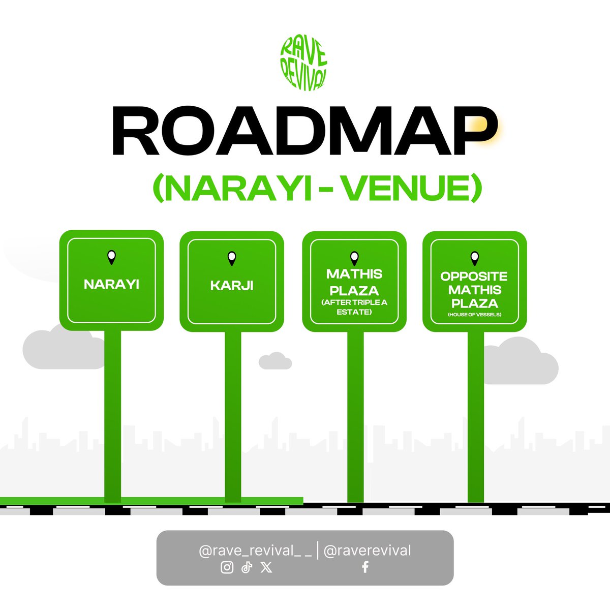 Because the only thing you should be
searching for at Rave Revival is Jesus, not the venue.

Follow the roadmap and let's get you there!