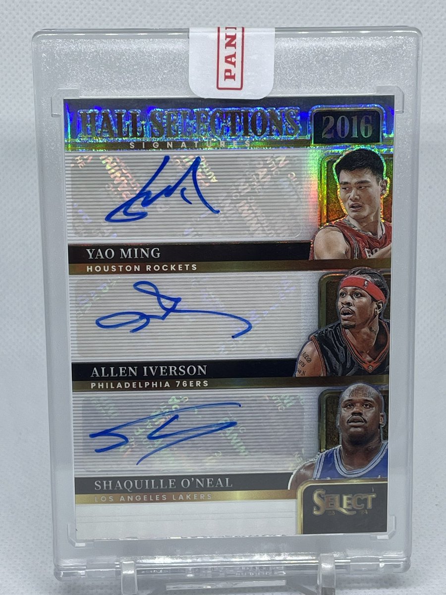 djonit408's tweet photo. @CardPurchaser Yao Shaq AI triple auto https://t.co/oFGxcpJLhh