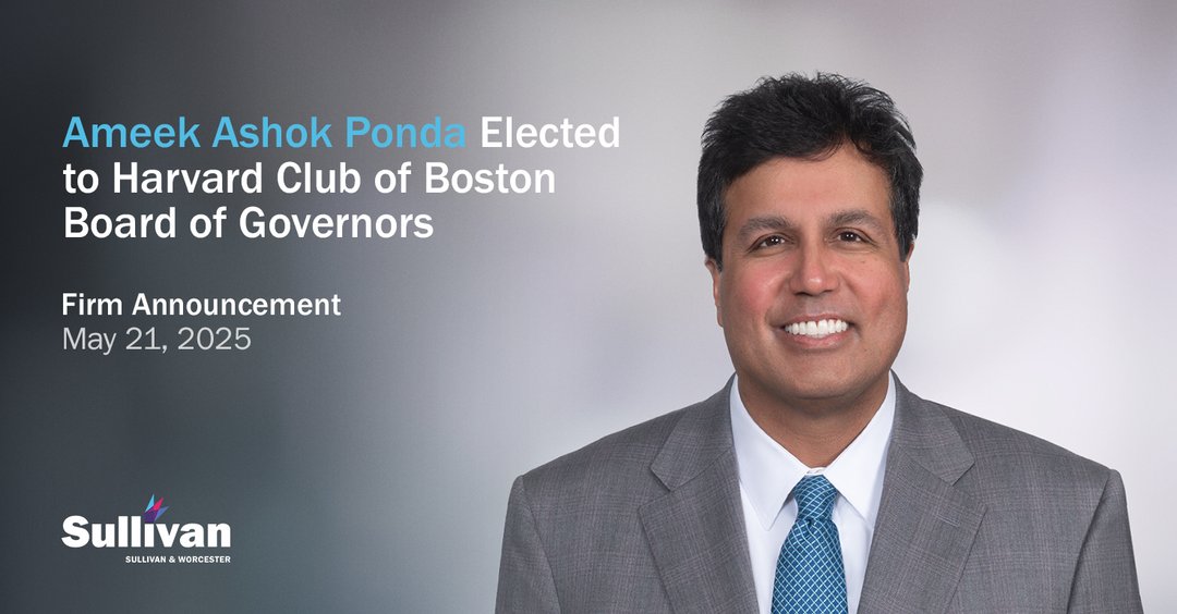 Please join us in congratulating Ameek on this well-deserved honor! sullivanlaw.com/news/ameek-ash…