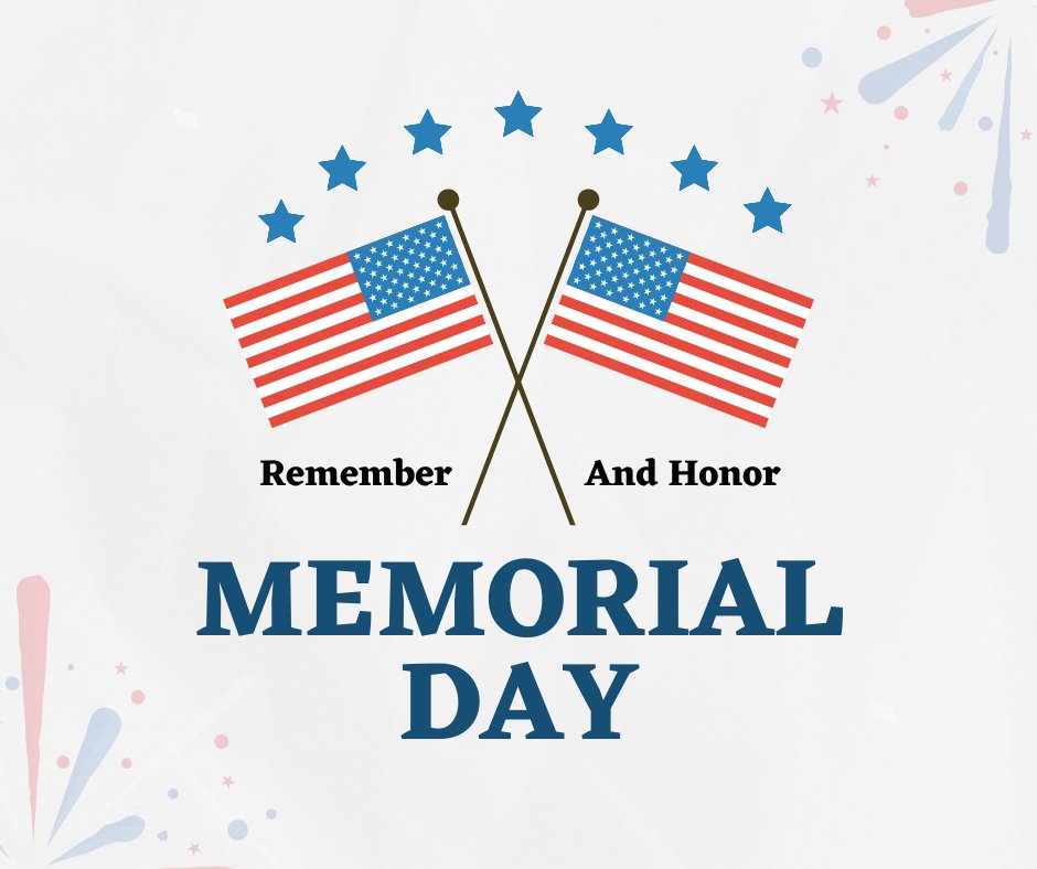 This Memorial Day, we pause to honor those who made the ultimate sacrifice for our freedom. We are grateful today—and every day—for their service and dedication.
