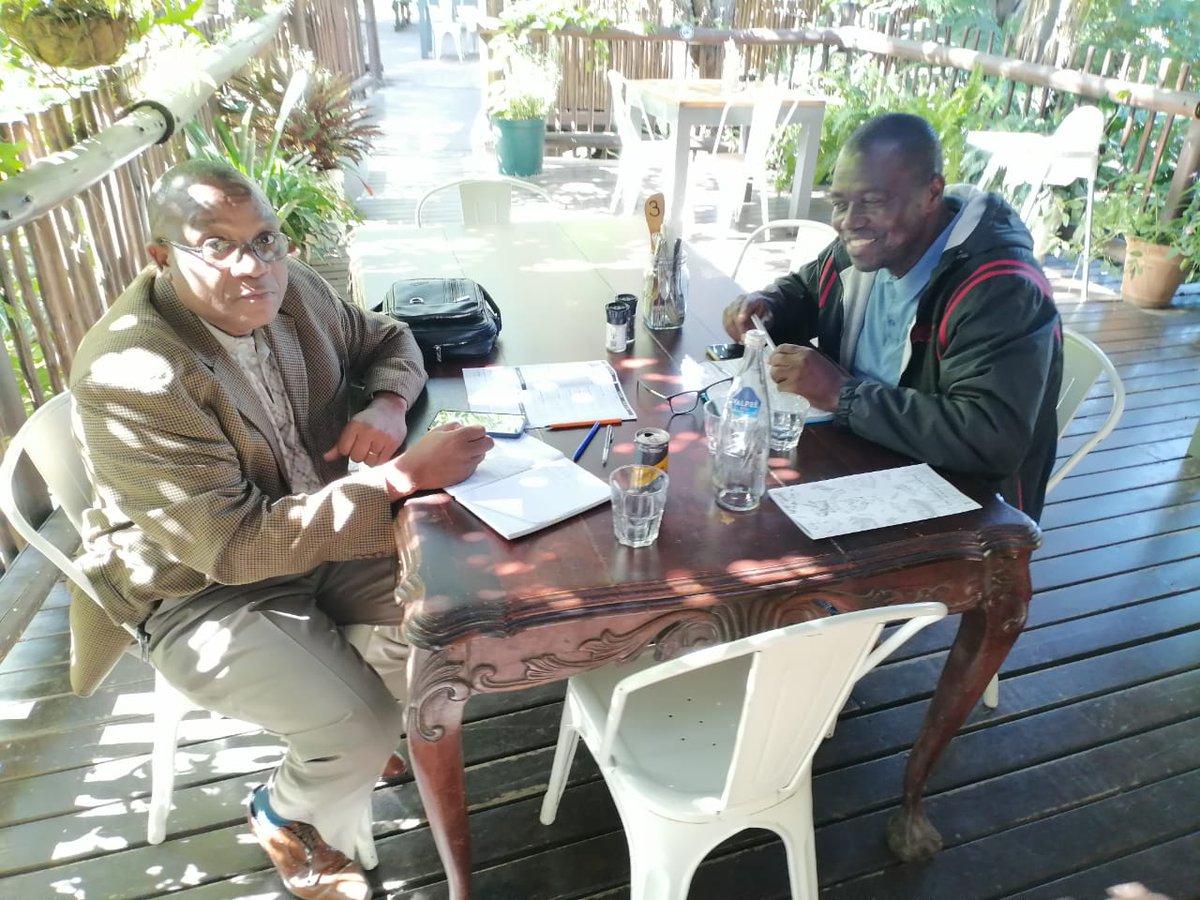 I spent considerable time today with MoAfrika Abram Shai in Hoedspruit. He was schooling me on the rot in the  pension fund industry. MoAfrika Shai is an ardent Pan-Africanist and a member of the APC Politburo.