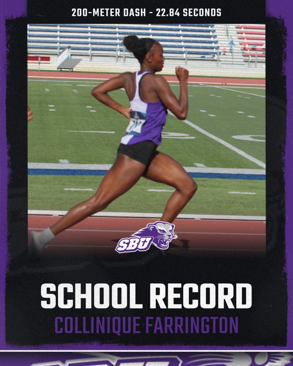 ❗️FINALS BOUND❗️ 

Farrington breaks her own school record (again) and heads to the National 200-meter finals ranked 2nd!!
#RollCats #SchoolRecord #Nationals