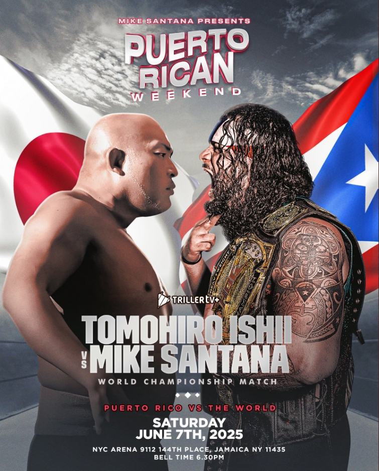 On Saturday June 7th, Mike Santana will present Puerto Rican Weekend in conjunction with House Of Glory live from the NYC Arena. Today, officials have announced the huge main event for the evening as part of the Puerto Rico VS The World competition this year.

Current HOG