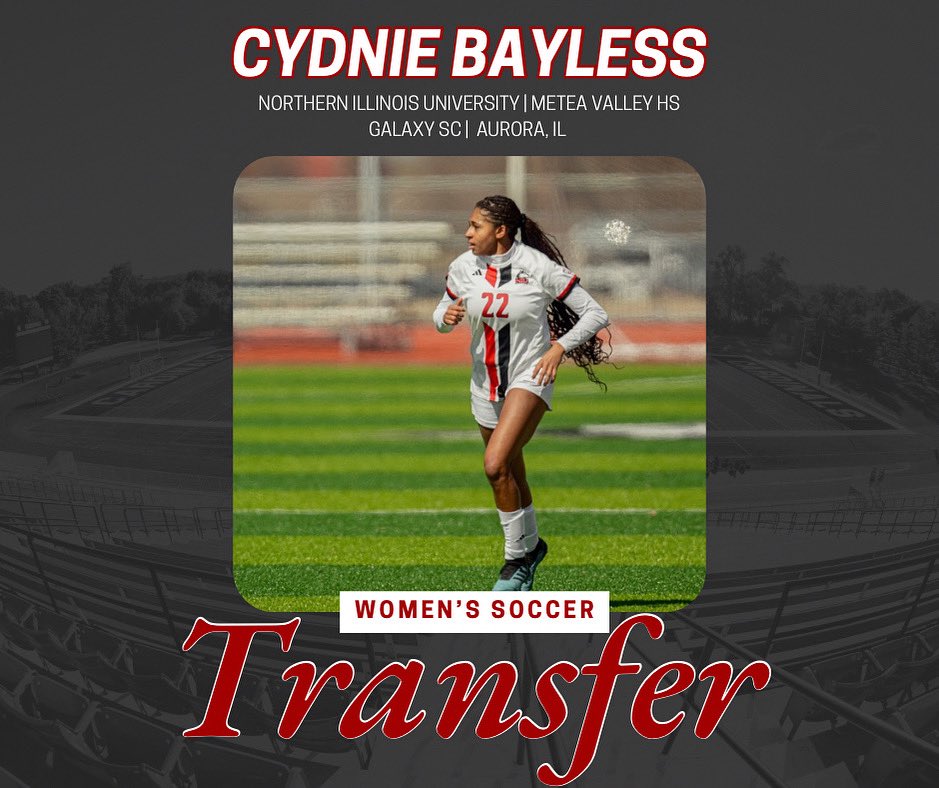 NCC Women's Soccer (@ncc_wsoccer) on Twitter photo We are excited to welcome home, Cydnie Bayless! Bayless won an IHSA State Championship with <a href="/MeteaGirlsSoc/">Metea Girls Soccer</a> and played her club soccer in Naperville with <a href="/GalaxySCIL/">Galaxy Soccer Club</a>. She joins us from Northern Illinois University. Welcome to the Cardinal Family, Cydnie! 🎉 We are excited to welcome home, Cydnie Bayless! Bayless won an IHSA State Championship with <a href="/MeteaGirlsSoc/">Metea Girls Soccer</a> and played her club soccer in Naperville with <a href="/GalaxySCIL/">Galaxy Soccer Club</a>. She joins us from Northern Illinois University. Welcome to the Cardinal Family, Cydnie! 🎉