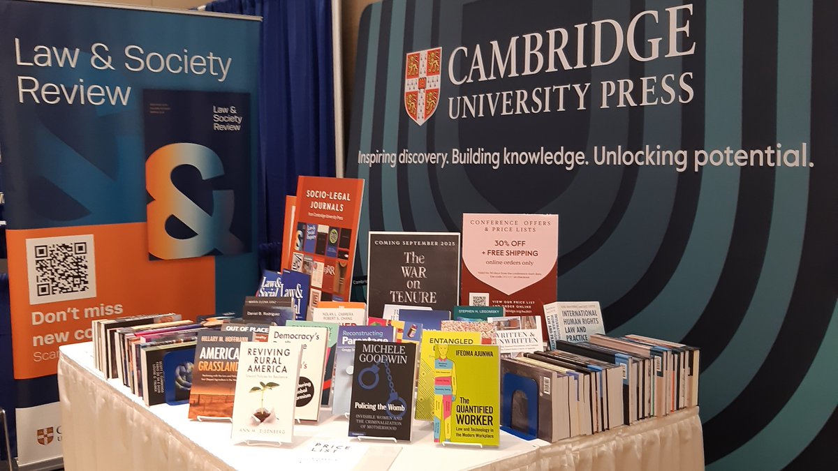 #LSAChicago2025, we look forward to meeting you! Stop by the Cambridge table to chat with an editor and reserve a FREE book.

Can't make it in person? Order a book from our website for 30% off! cup.org/3H2dk55