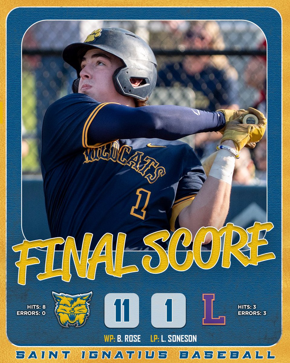 BB: A 7-run 5th inning, led by a Jackson Anthony homer, gives the Cats a 11-1 win over Lakewood this afternoon!
#GoCats