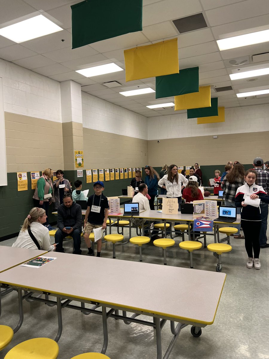 Today was Famous Ohioans day at #NordSchool and our students did amazing!!! They’ve worked so hard on these projects and got to showcase all of it today!! Thank you to all their friends and family who supported them today!!!
