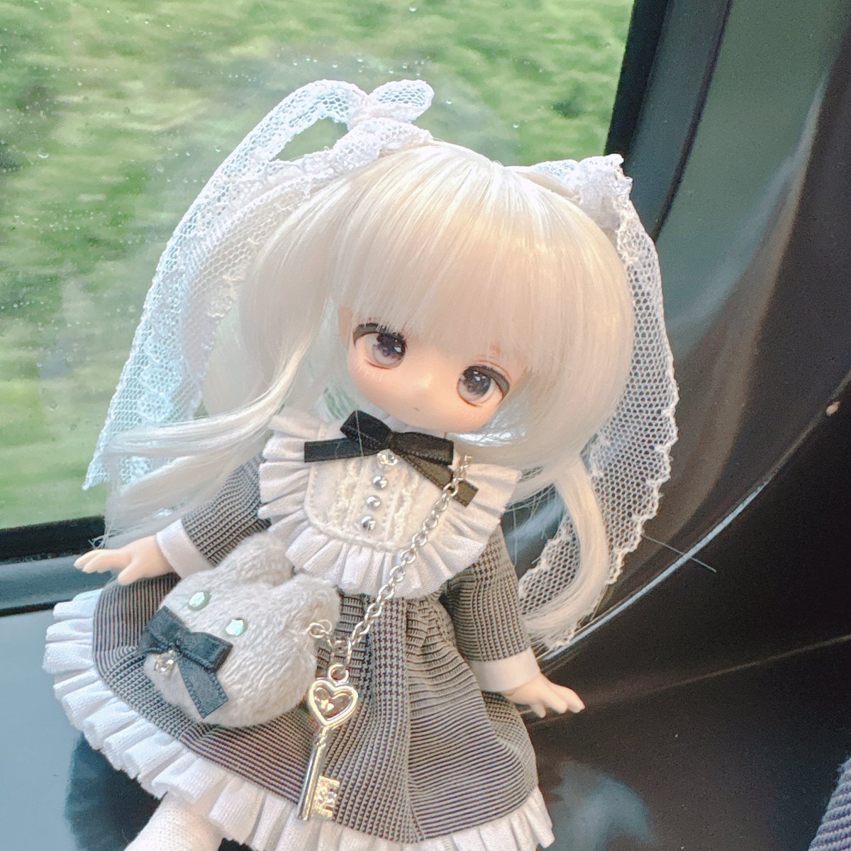 今日はお出掛け❁
新しいウィッグを購入したので白くてふわふわな可愛さ🤍またゆっくり綺麗にお写真撮りたい…！