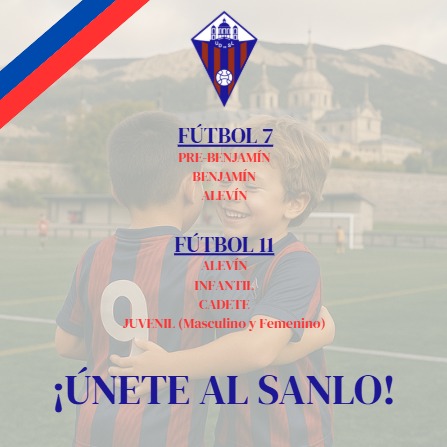 Unión Deportiva San Lorenzo (@udsanlorenzo) on Twitter photo 🚨 ABIERTO PLAZO PRE-INSCRIPCIÓN para nuevos jugadores/as para la Temporada 2025-2026
📲 Rellena el Formulario de Inscripción entrando en udsanlorenzo.com ➡️ Cantera/Inscripción Fútbol Base
O contáctanos en
📧 futbolbase@udsanlorenzo.com
📲 636 071 514
#aupasanlo 🔴🔵🔴 🚨 ABIERTO PLAZO PRE-INSCRIPCIÓN para nuevos jugadores/as para la Temporada 2025-2026
📲 Rellena el Formulario de Inscripción entrando en udsanlorenzo.com ➡️ Cantera/Inscripción Fútbol Base
O contáctanos en
📧 futbolbase@udsanlorenzo.com
📲 636 071 514
#aupasanlo 🔴🔵🔴
