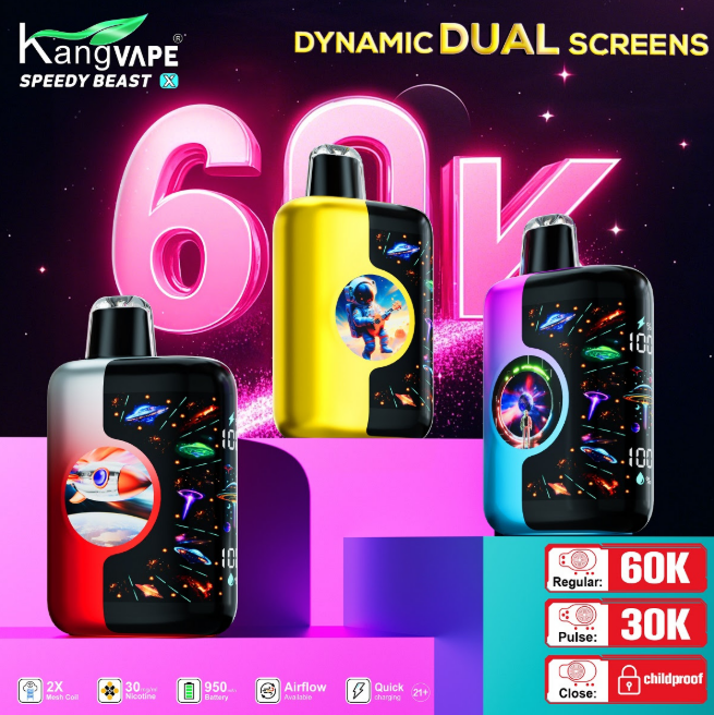 KangVape Speedy Beast X 60,000 Puffs Disposable is one of the most robust vapes to date. It features a mammoth 60,000 puffs capacity available in two output modes: Regular (60K) &amp; Pulse (30K) and Speedy Beast improves upon similar disposable.

vapewholesaleusa.com/kangvape-speed…