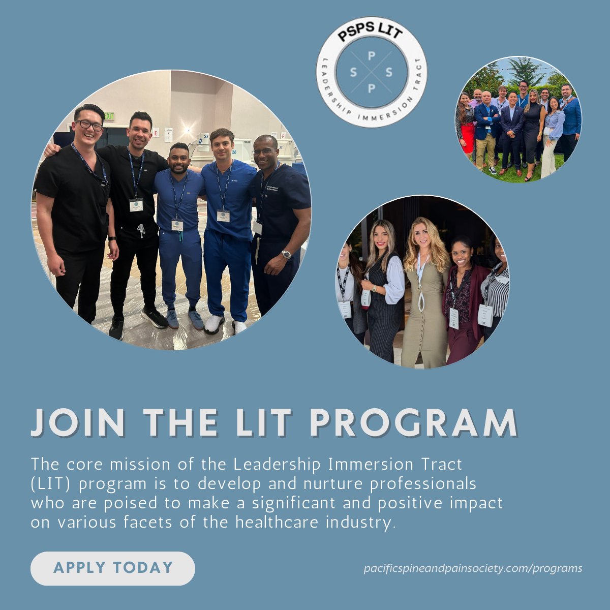 Pacific Spine & Pain Society (@pspainsociety) on Twitter photo Now Accepting Applications for the Pacific Spine and Pain Society Leadership Immersion Track (LIT).
Apply at the link below:
form.jotform.com/251404438453151
<a href="/scorah_ssmb/">scorah.ssmb@gmail.com</a> Now Accepting Applications for the Pacific Spine and Pain Society Leadership Immersion Track (LIT).
Apply at the link below:
form.jotform.com/251404438453151
<a href="/scorah_ssmb/">scorah.ssmb@gmail.com</a>