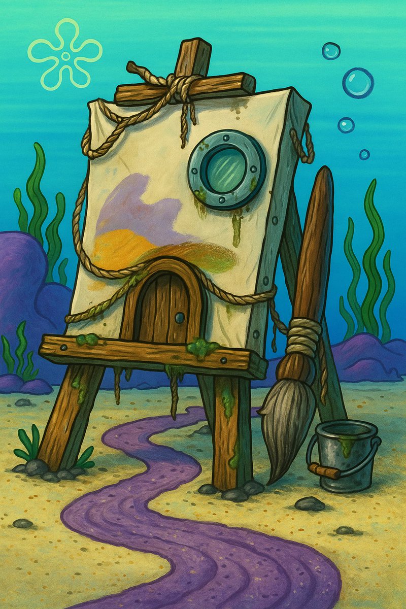 thepaintsesh's tweet photo. Which underwater artist house are you moving into?

#ThePaintSesh #ArtMeme #PickOne #PainterLife #BikiniBottom https://t.co/2YbS3wNO20