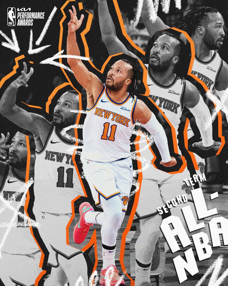 عاجل🚨🚨:

جيلين برونسون يتواجد في التشكيله الثانيه من قائمة ALL-NBA🤩

مُستحقه👏

#NewYorkForever