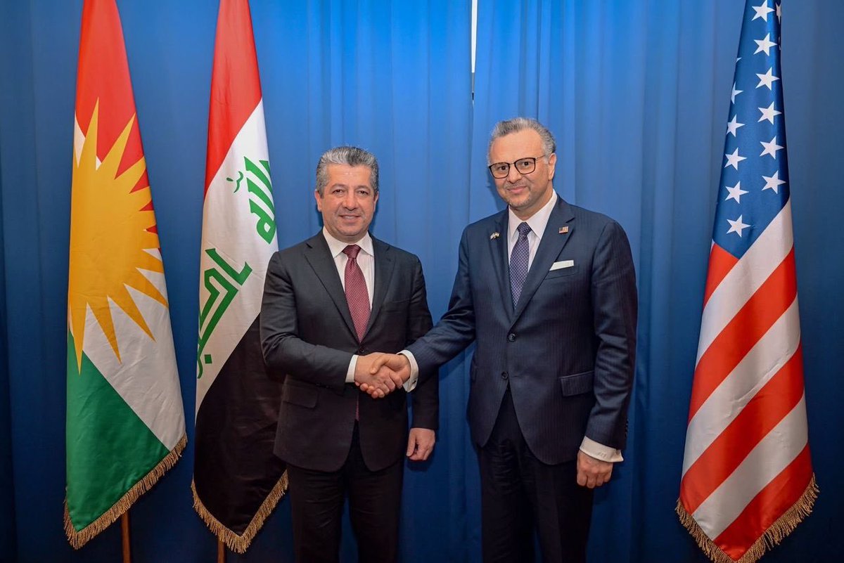 Pleased to meet with Iraqi Kurdistan Regional Government Prime Minister Masrour Barzani and hear his vision for a strong and resilient Iraqi Kurdistan Region.