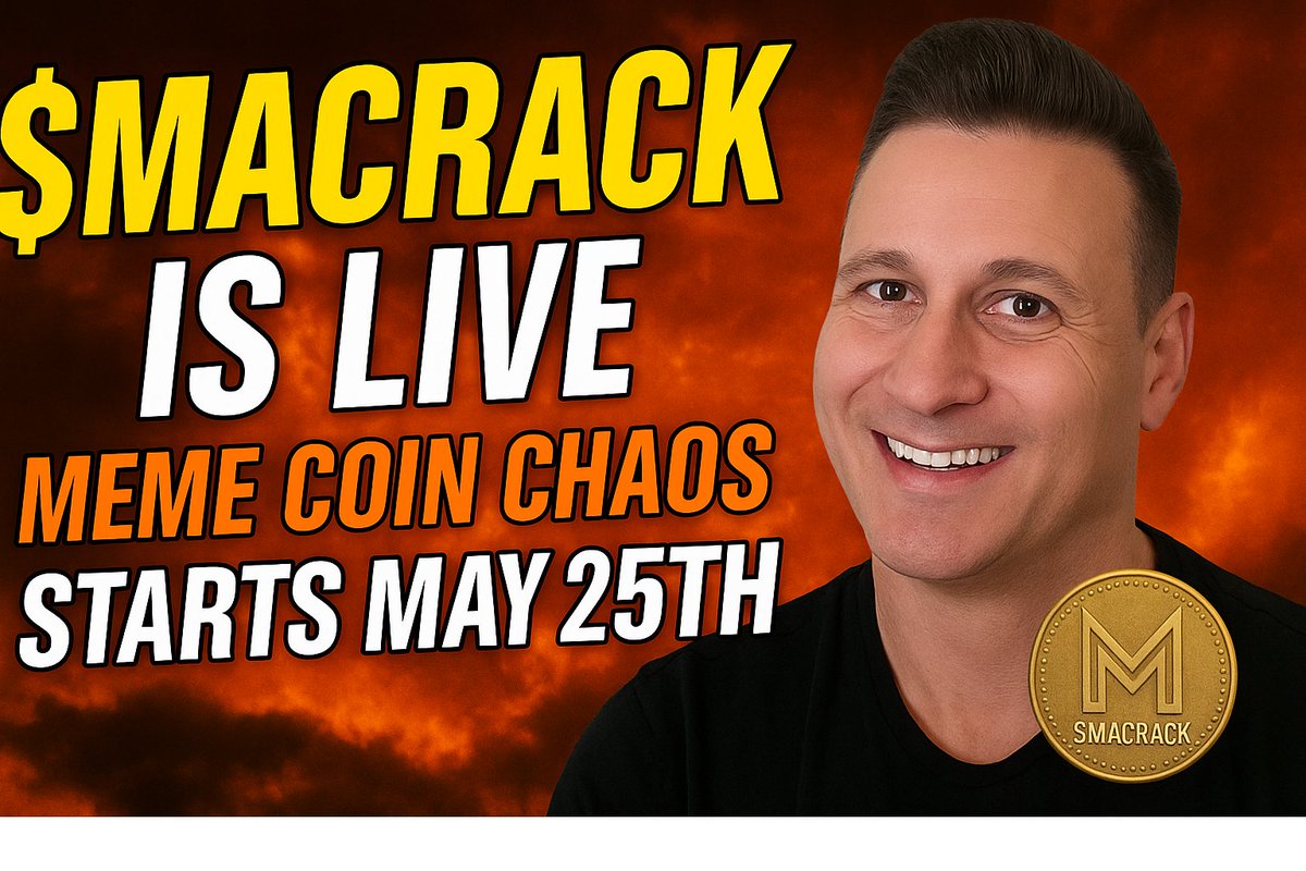 RealMacrackCoin's tweet photo. 🚨 $MACRACK IS LIVE
The most unhinged meme coin of 2025 is HERE — chaos begins May 25 @ 18:00 UTC.
I’m the founder. The time is now. The crack is real. 💊🔥
📺 Reveal Video: https://t.co/PJh5sZ9PUB
🧠 Twitter: https://t.co/ESdkwauAut
🚀 Telegram: https://t.co/jghszT2Dgs https://t.co/Xf4YHqKSpA