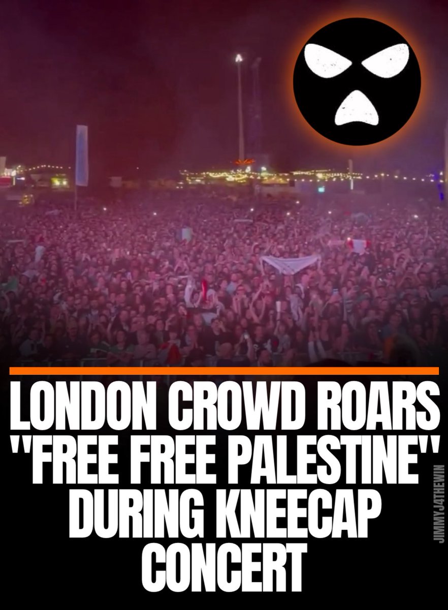 A moment of power at Kneecap’s concert. 🫡