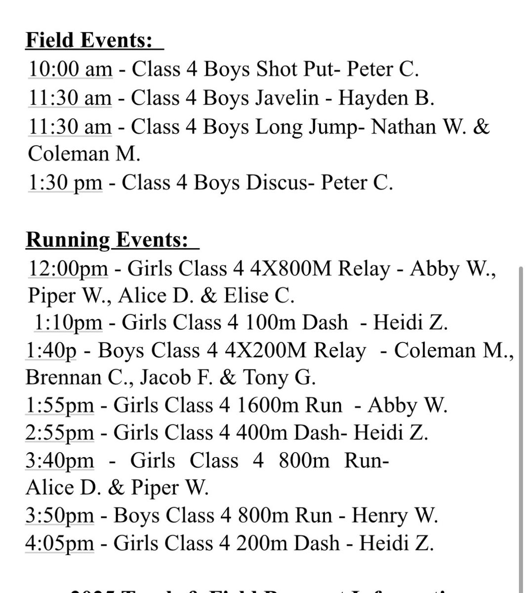 St. Dominic XC + Track tweet media