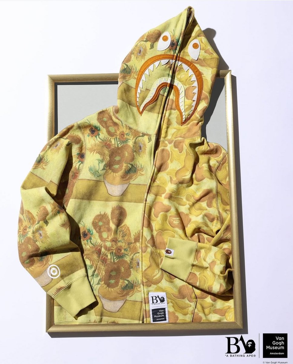 Shtreetwear's tweet photo. BAPE x Van Gogh Collection  Dropping Soon! https://t.co/9r3lKuXbyS