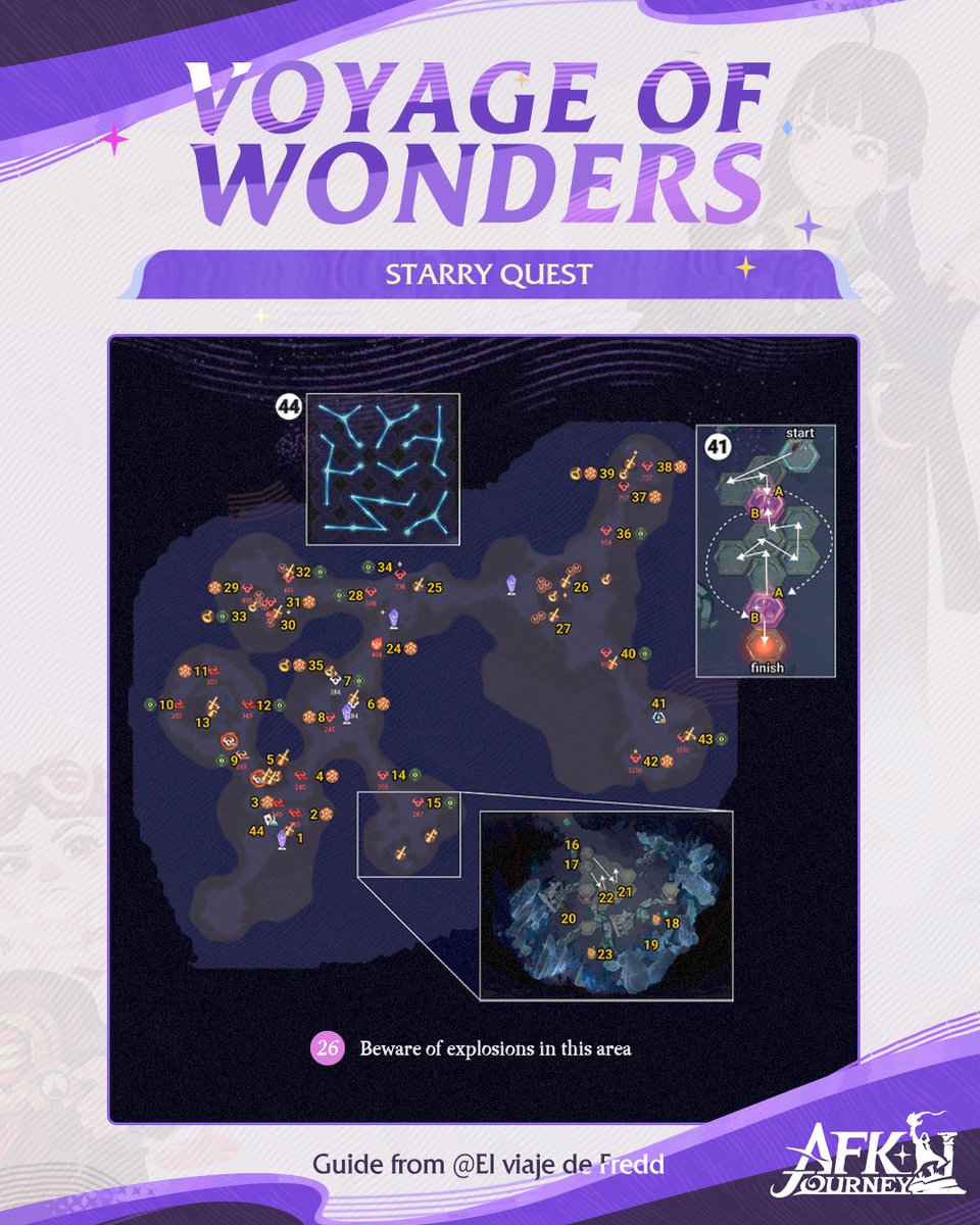 AFK_Journey's tweet image. Starry Quest is here! Navigate the latest Voyage of Wonders confidently using these recommended tips and team comps!
#AFKJourney #AFKJourneyGuide