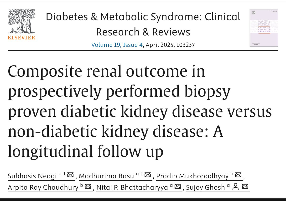 CME INDIA (@cmeindia1) on Twitter photo NDKD have better outcome vs DKD, we need non-invasive biomarkers to select subjects for renal biopsy to identify them.
With inputs from Dr Sujoy Ghosh, Kolkata
Very insightful message
<a href="/docanoopmisra/">anoop misra</a>
<a href="/banshisaboo/">Banshi Saboo</a>
<a href="/AskDrShashank/">Dr. Shashank Joshi</a>
CME INDIA Clinical Pearls š
Study DOI: NDKD have better outcome vs DKD, we need non-invasive biomarkers to select subjects for renal biopsy to identify them.
With inputs from Dr Sujoy Ghosh, Kolkata
Very insightful message
<a href="/docanoopmisra/">anoop misra</a>
<a href="/banshisaboo/">Banshi Saboo</a>
<a href="/AskDrShashank/">Dr. Shashank Joshi</a>
CME INDIA Clinical Pearls š
Study DOI: