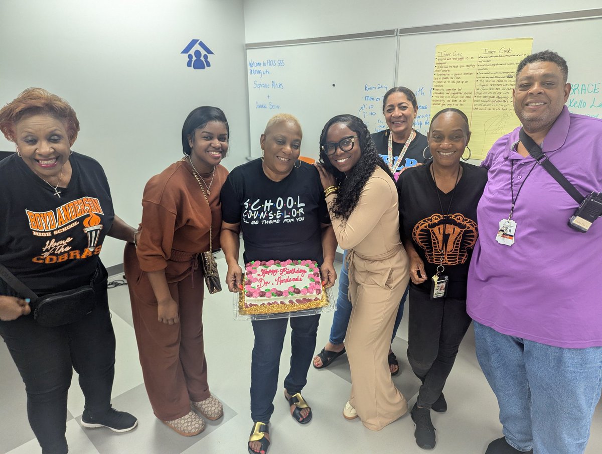 We had a great time celebrating our amazing Guidance Director’s birthday today! Wishing you the happiest of birthdays, Dr. Andrade, and a year full of joy—you deserve it! Thanks for all you do for BA staff and students!
#HappyBirthday #TeamBA #GuidanceRocks