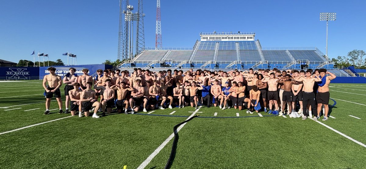 COACH T, M.Ed., HSSCC, USAW,FMS (@runbyu) on Twitter photo <a href="/StXFB/">Bomber Football</a> Great way to conclude our offseason training with our annual Strong Man Competition. #GrindMode #AMDG 💪🏾💙 <a href="/StXFB/">Bomber Football</a> Great way to conclude our offseason training with our annual Strong Man Competition. #GrindMode #AMDG 💪🏾💙