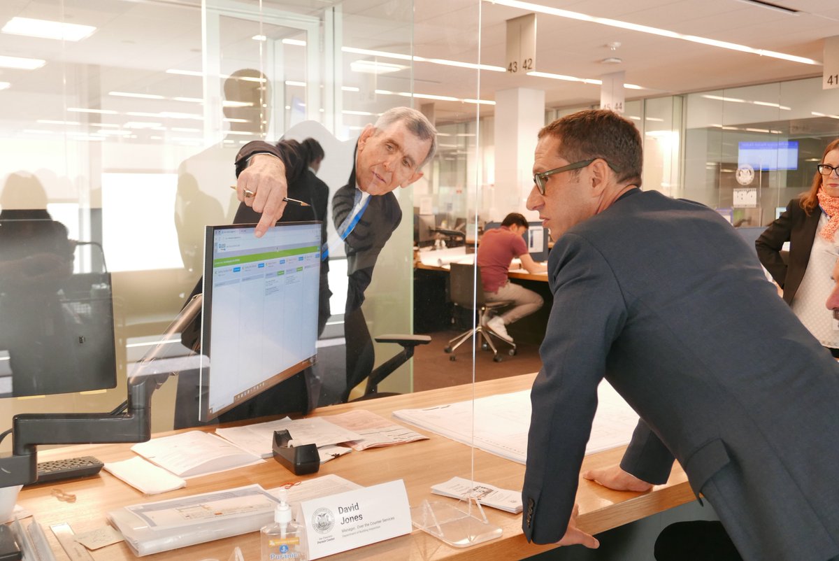sfdbi's tweet photo. Big thanks to Mayor @DanielLurie for stopping by and visiting the Permit Center today!

We walked through each step of the permitting process and showed how DBI and other departments are working together to make it faster and easier to build in SF. #RebuildingDBI #PermitSF https://t.co/N9DLOXOzYm