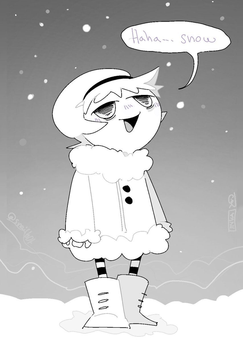 snailb0t's tweet image. Rose enjoys a wonderful snow day!
