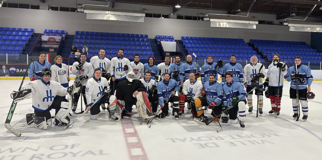 From Scrubs to Slapshots – Annual Residents vs. Attendings Hockey Game!

Every year, residents and attendings from the University of Montreal Department of Surgery hit the ice for a spirited hockey showdown. This year, the residents came out on top, even with me on their team!