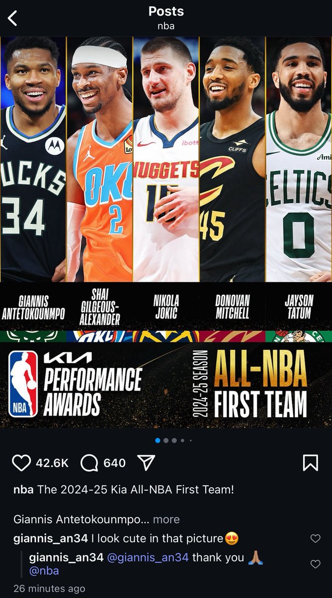 Never change Giannis lol